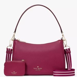 Brand New Kate Spade Rosie Shoulder Bag, Dark Raspberry